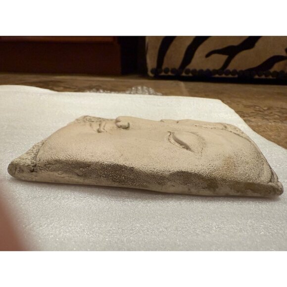 Buddha Face Wall Art Ceramic Plaque - Picture 2 of 4
